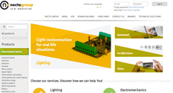 Desktop Screenshot of nectogroup.com